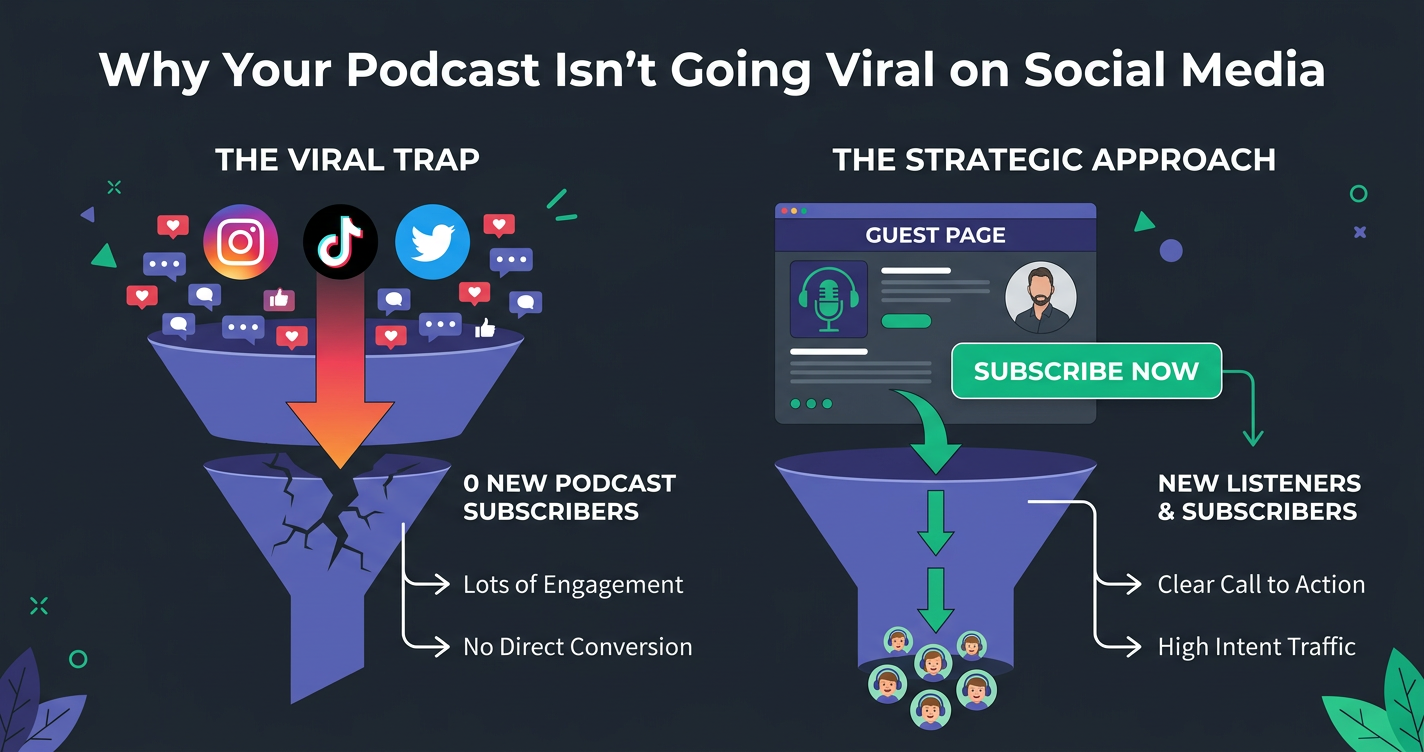 Why Isn't Your Podcast Going Viral on Social Media?